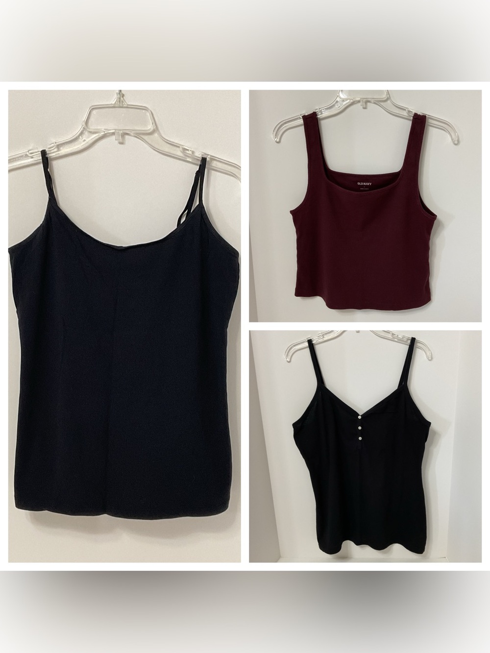 LOT of 3 OLD NAVY TANK TOPS - SZ LARGE